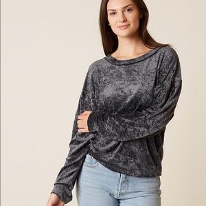 Free People Velvet Pullover
